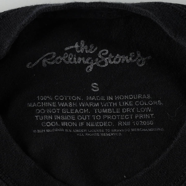 The Rolling Stones Band T-Shirt, Men's Size Small cotton black type Vintage Second Hand