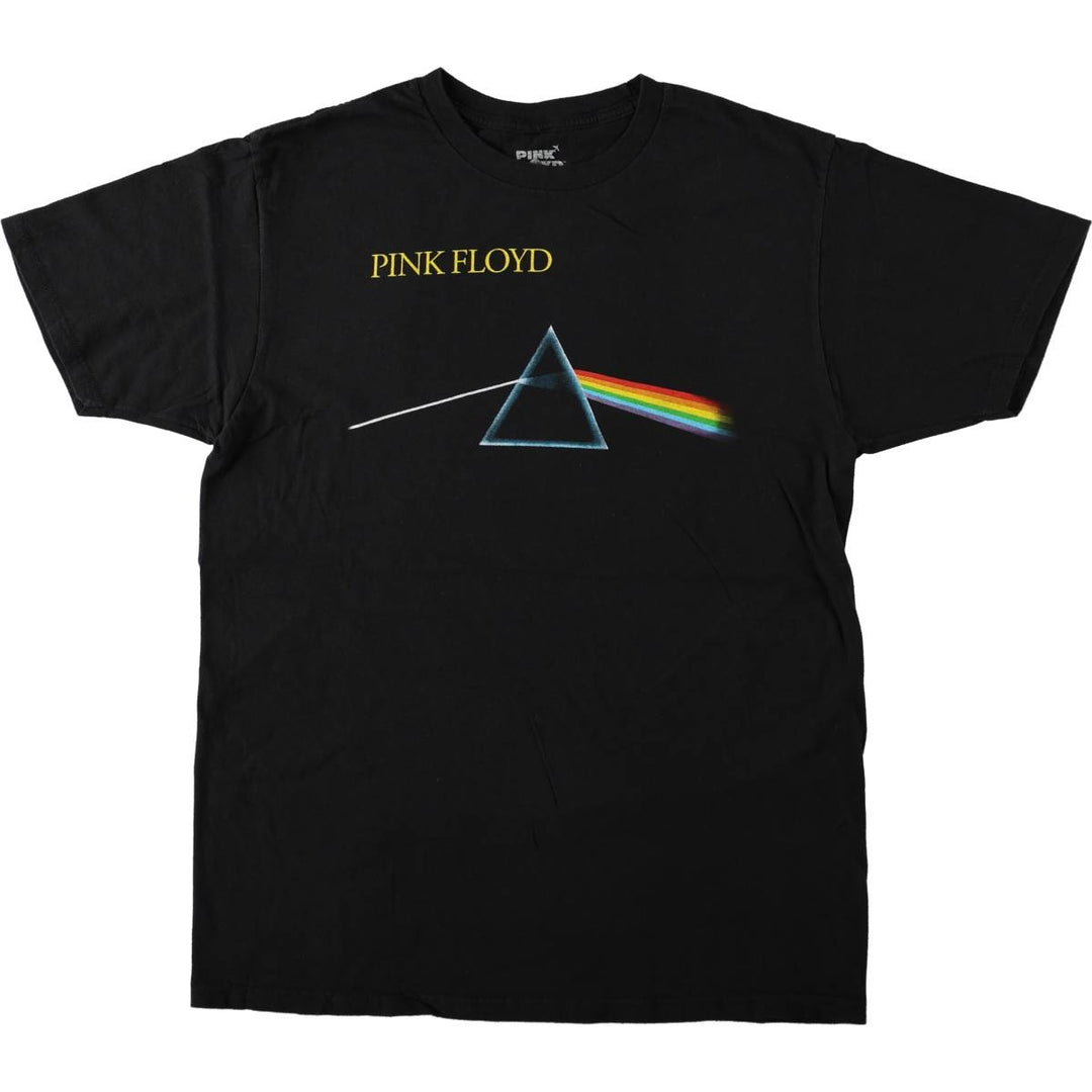 PINK FLOYD Pink Floyd Band T-shirt Band T Men's L size cotton black type Vintage Second Hand