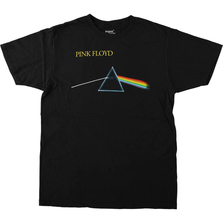 PINK FLOYD Pink Floyd Band T-shirt Band T Men's L size cotton black type Vintage Second Hand