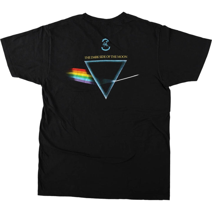 PINK FLOYD Pink Floyd Band T-shirt Band T Men's L size cotton black type Vintage Second Hand