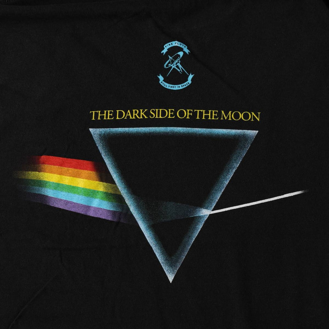 PINK FLOYD Pink Floyd Band T-shirt Band T Men's L size cotton black type Vintage Second Hand