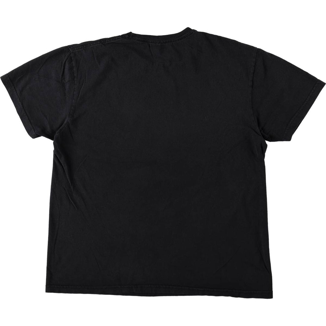MISFITS Skull Pattern Band T-shirt, Men's L size cotton black type Vintage Second Hand