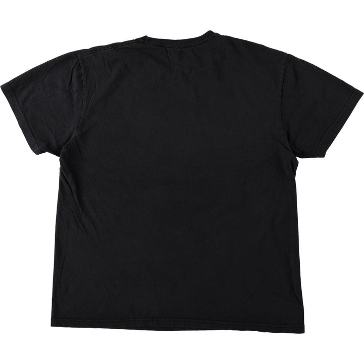 MISFITS Skull Pattern Band T-shirt, Men's L size cotton black type Vintage Second Hand