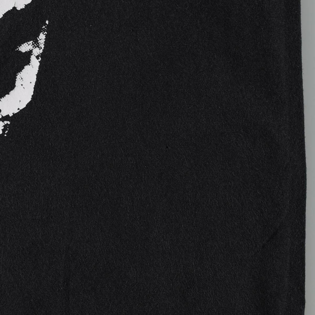 MISFITS Skull Pattern Band T-shirt, Men's L size cotton black type Vintage Second Hand