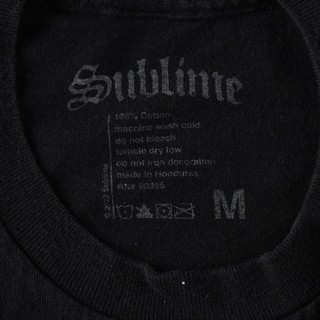 SUBLIME Band T-shirt, Men's M size cotton black type Vintage Second Hand
