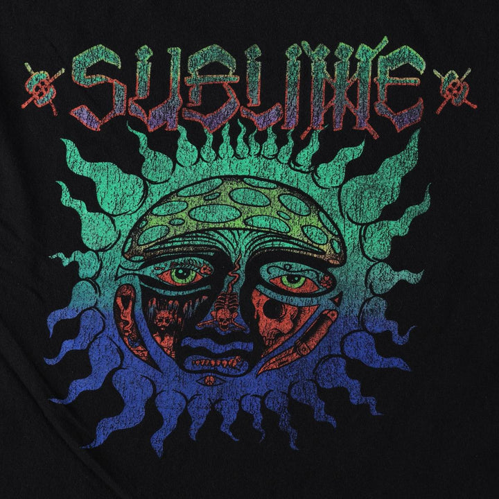 SUBLIME Band T-shirt, Men's M size cotton black type Vintage Second Hand