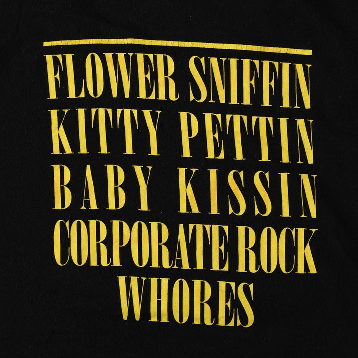 NIRVANA Nirvana Band T-shirt, Band T, Men's M size cotton black type Vintage Second Hand