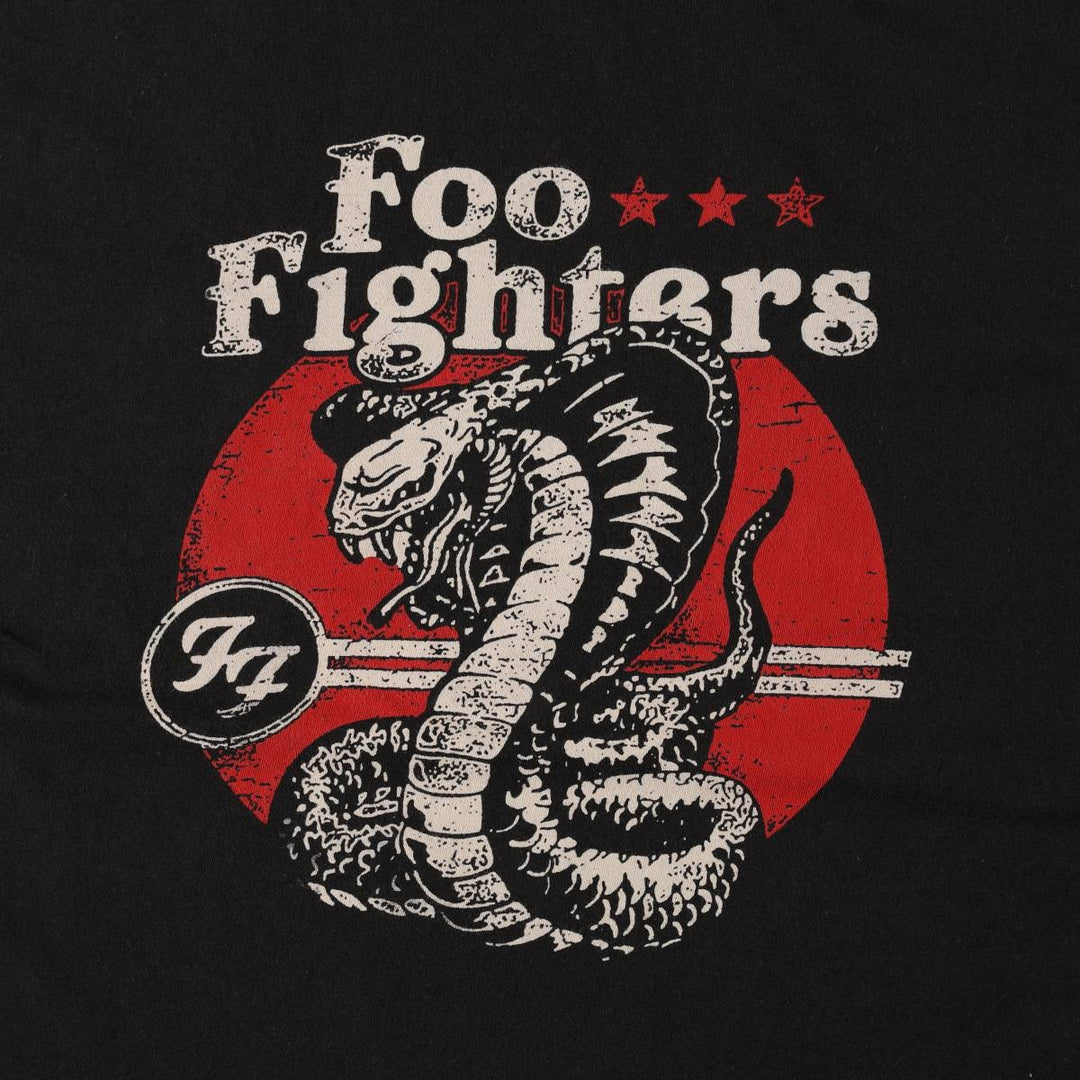 LECTRO GROUNDED Foo Fighters Band T-Shirt (Men's XL equivalent) unclear black type Vintage Second Hand