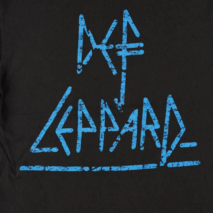DEFTONES band t-shirt, men's size L (approx.), double-sided print. cotton black type Vintage Second Hand