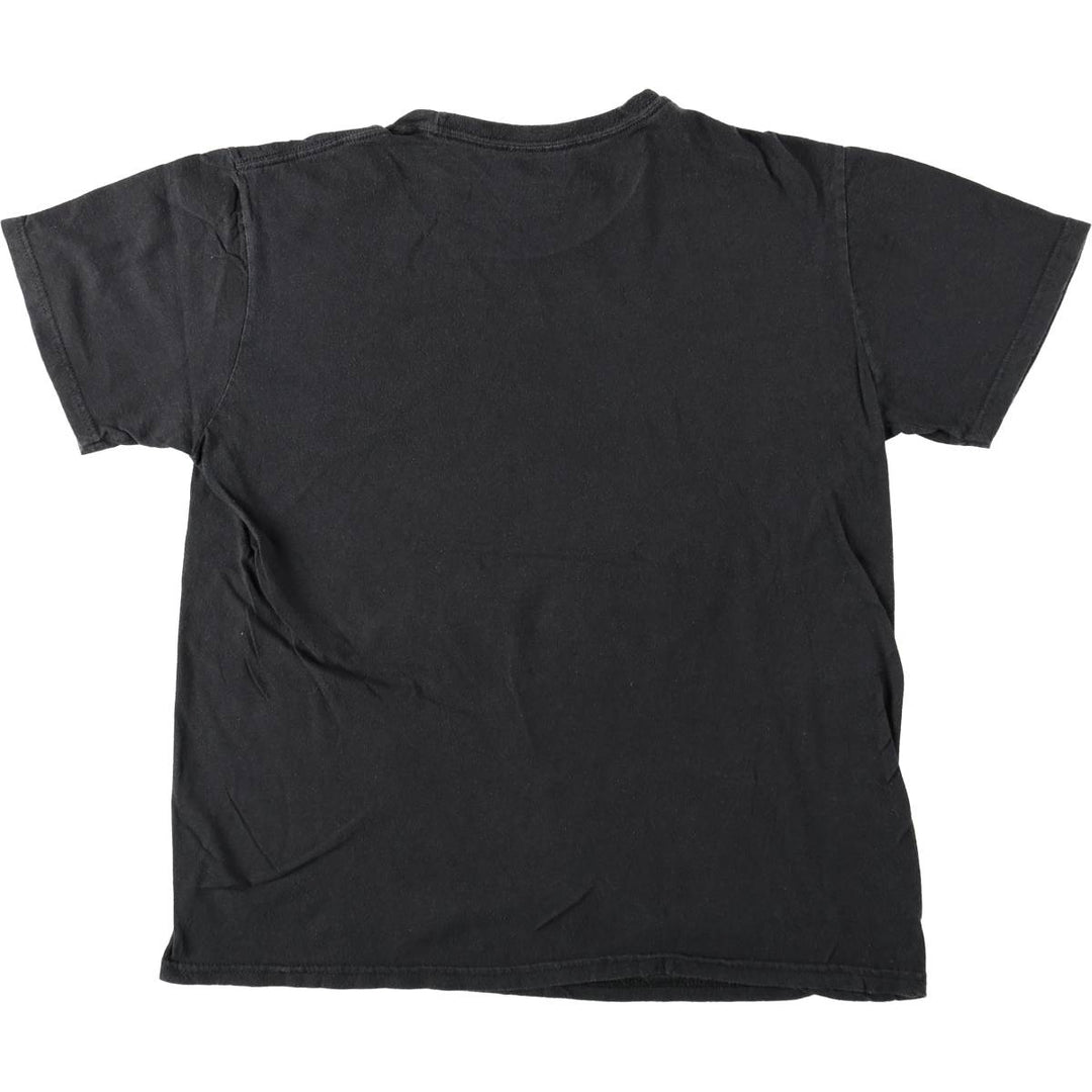 Guns N' Roses Skull Pattern Band T-shirt, Men's M size cotton black type Vintage Second Hand