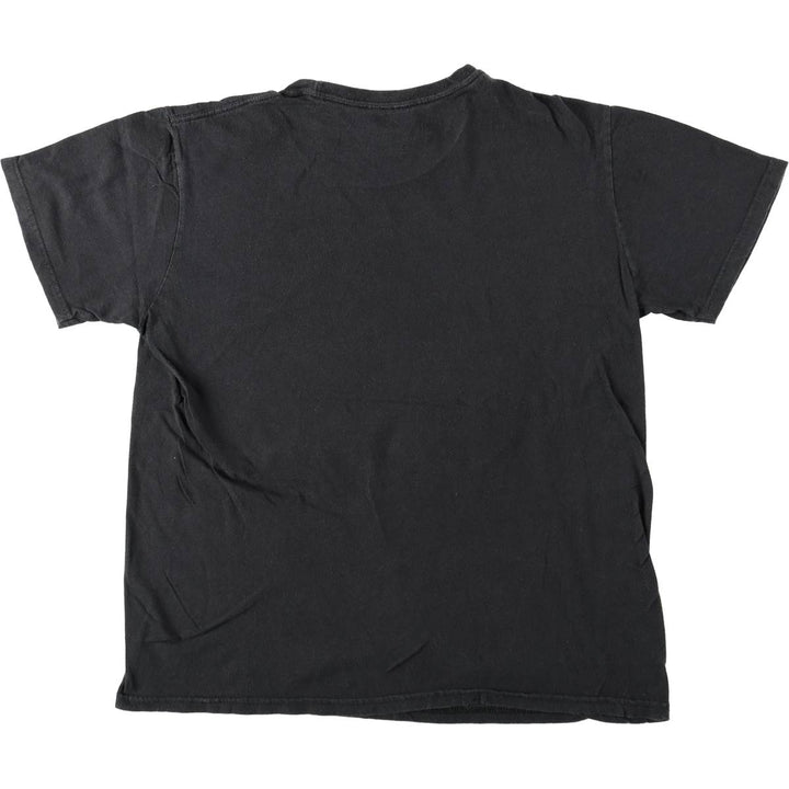 Guns N' Roses Skull Pattern Band T-shirt, Men's M size cotton black type Vintage Second Hand