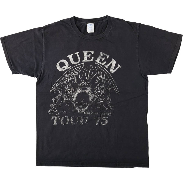 Port and Company QUEEN Band T-shirt (Men's size M) cotton black type Vintage Second Hand