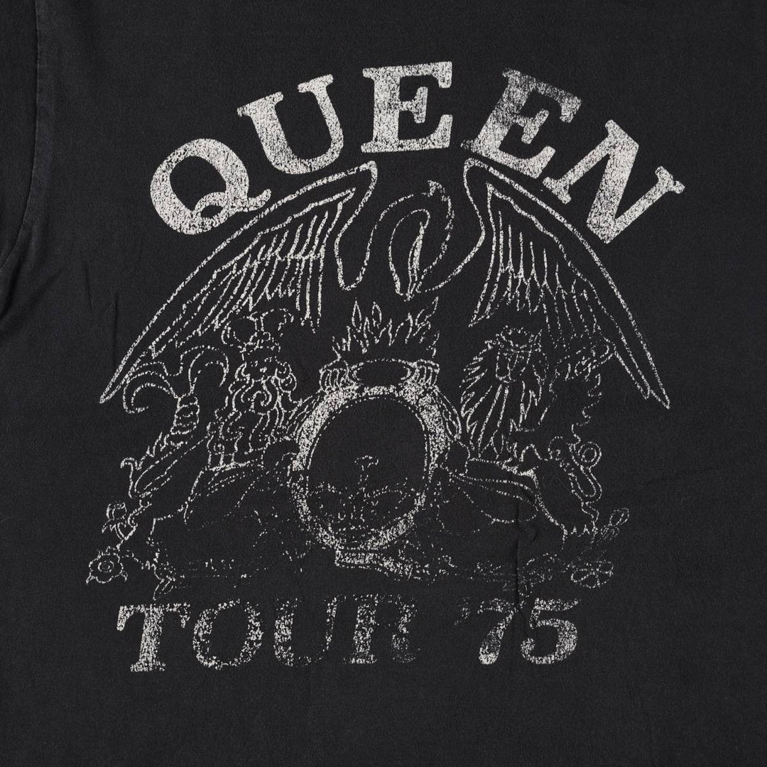 Port and Company QUEEN Band T-shirt (Men's size M) cotton black type Vintage Second Hand