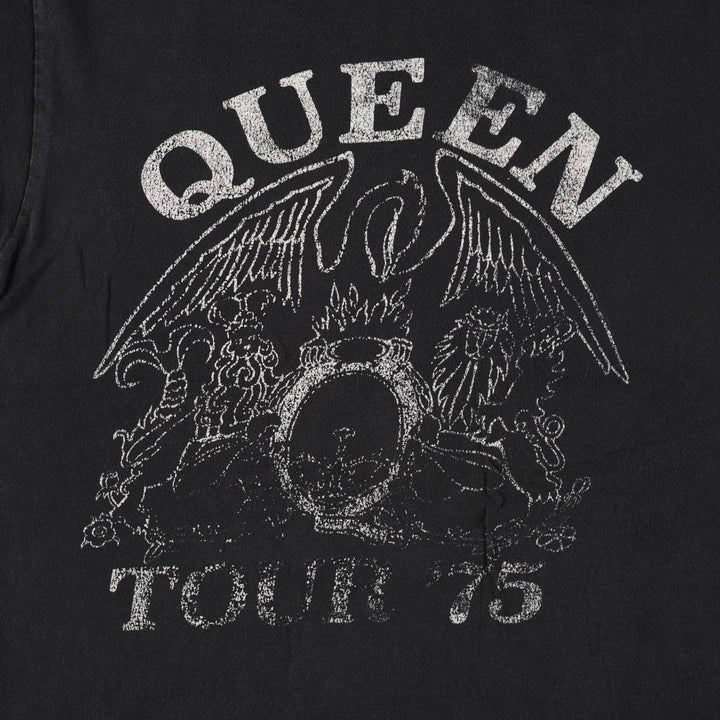 Port and Company QUEEN Band T-shirt (Men's size M) cotton black type Vintage Second Hand