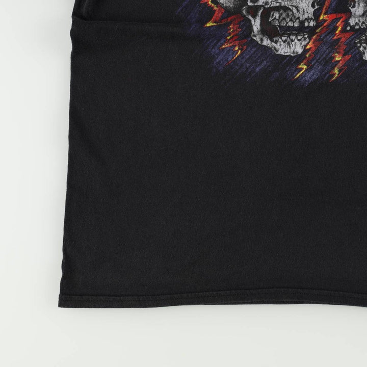 Gildan PANTERA Skull Pattern Band T-Shirt (Men's XL equivalent) cotton black type Vintage Second Hand