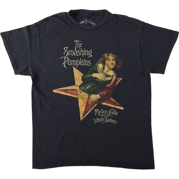 THE SMASHING PUMPKINS Smashing Pumpkins Band T-shirt Band T Men's M equivalent cotton black type Vintage Second Hand