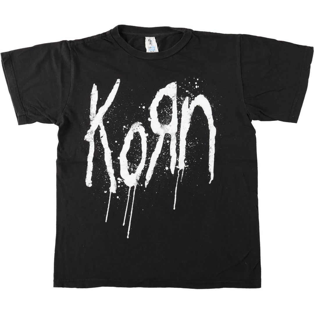 Teestyle Premium KORN Band T-Shirt (Men's Size S) cotton black type Vintage Second Hand