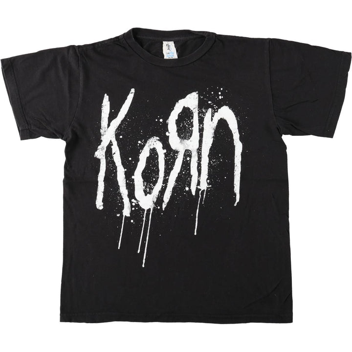 Teestyle Premium KORN Band T-Shirt (Men's Size S) cotton black type Vintage Second Hand