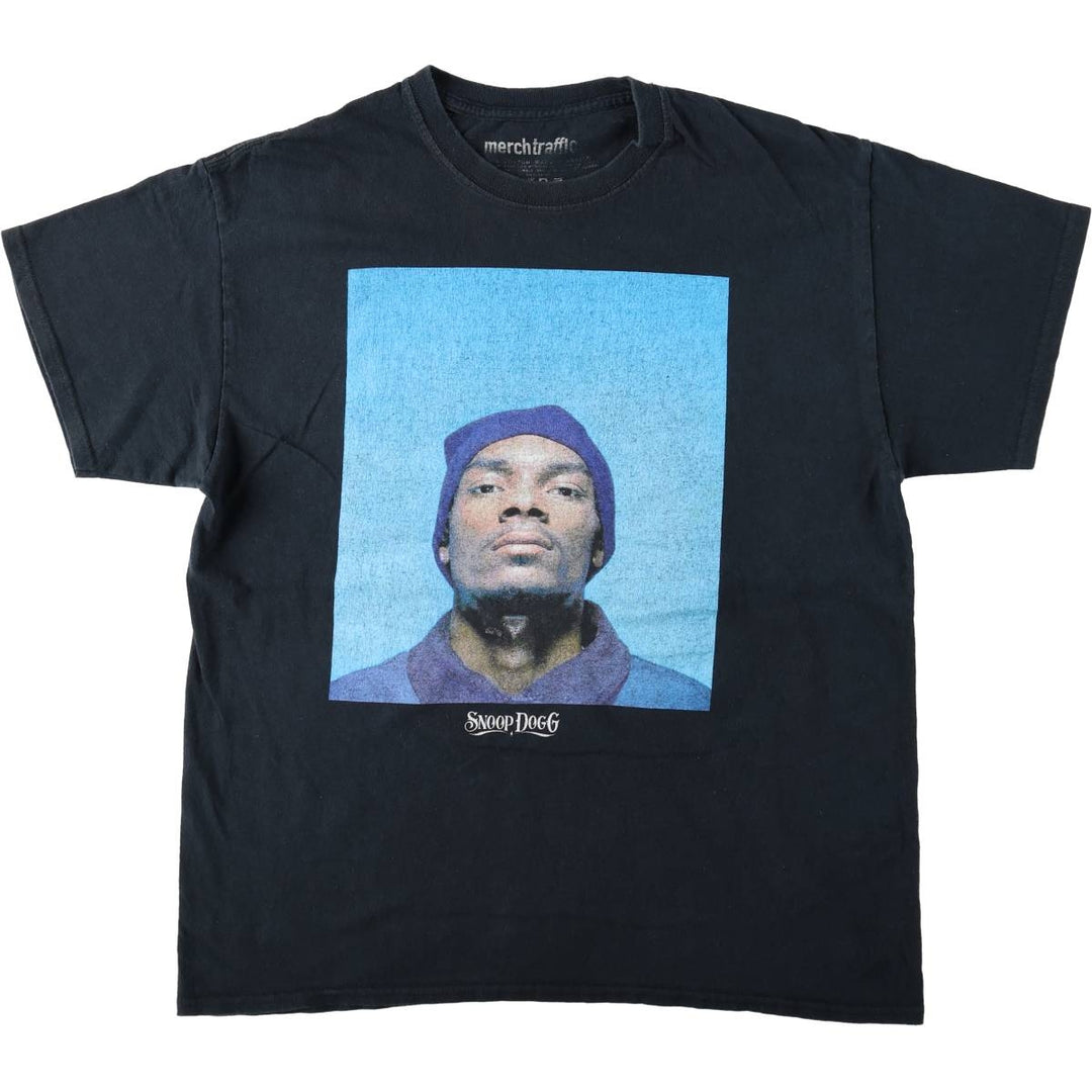 MERCH TRAFFIC SNOOP DOGG Rap T-Shirt (Men's Size L) unclear black type Vintage Second Hand
