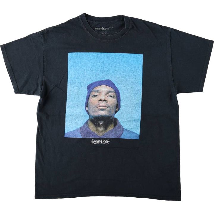 MERCH TRAFFIC SNOOP DOGG Rap T-Shirt (Men's Size L) unclear black type Vintage Second Hand