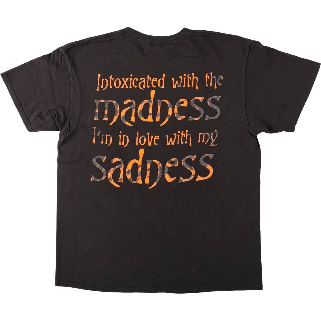 THE SMASHING PUMPKINS Smashing Pumpkins Band T-shirt Band T Men's L size cotton black type Vintage Second Hand