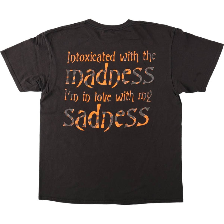 THE SMASHING PUMPKINS Smashing Pumpkins Band T-shirt Band T Men's L size cotton black type Vintage Second Hand