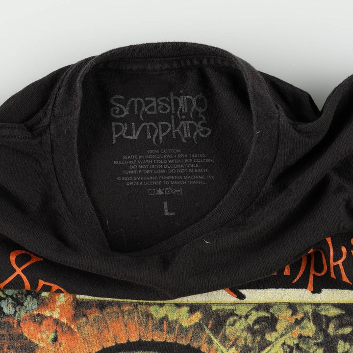 THE SMASHING PUMPKINS Smashing Pumpkins Band T-shirt Band T Men's L size cotton black type Vintage Second Hand