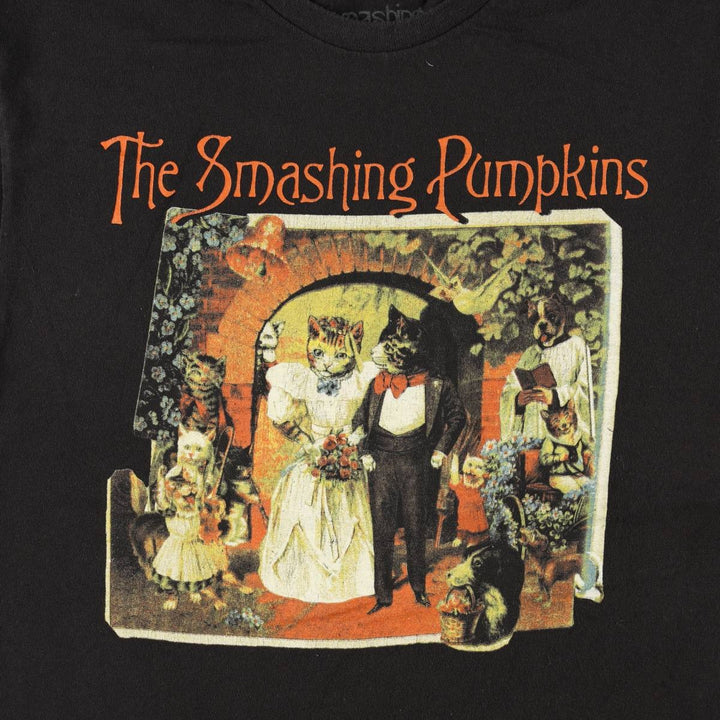 THE SMASHING PUMPKINS Smashing Pumpkins Band T-shirt Band T Men's L size cotton black type Vintage Second Hand