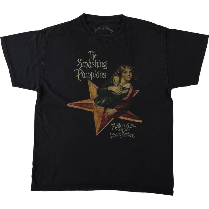 THE SMASHING PUMPKINS Smashing Pumpkins Band T-shirt Band T Men's M equivalent cotton black type Vintage Second Hand