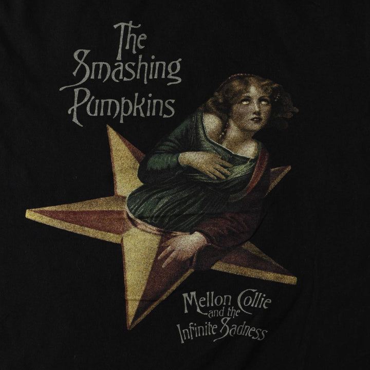 THE SMASHING PUMPKINS Smashing Pumpkins Band T-shirt Band T Men's M equivalent cotton black type Vintage Second Hand