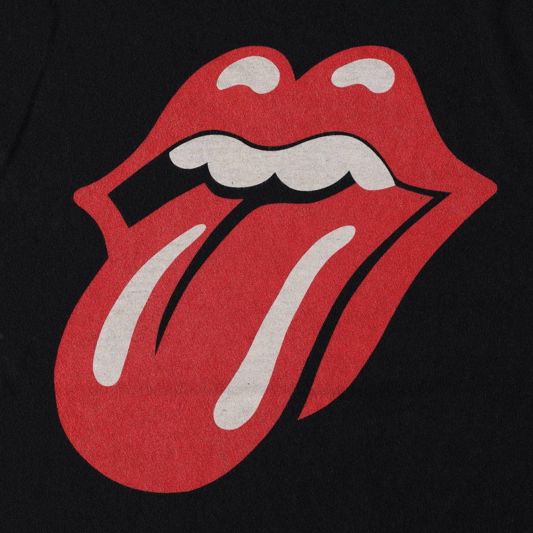 THE ROLLING STONES The Rolling Stones Band T-shirt Band T Men's M size cotton black type Vintage Second Hand