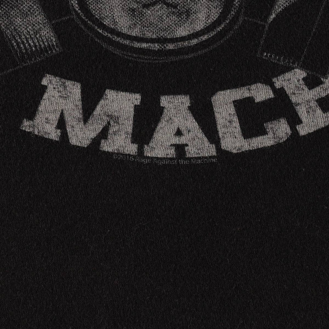 Rage Against the Machine band t-shirt, men's size S (equivalent) unclear black type Vintage Second Hand