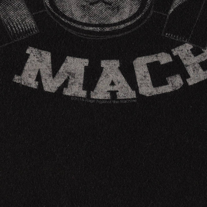 Rage Against the Machine band t-shirt, men's size S (equivalent) unclear black type Vintage Second Hand