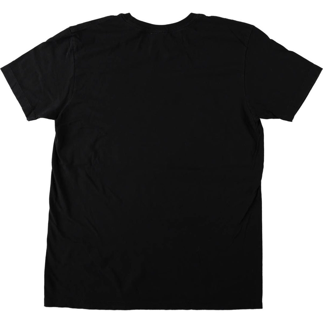 Gildan Def Leppard band t-shirt, men's size XL equivalent. cotton black type Vintage Second Hand