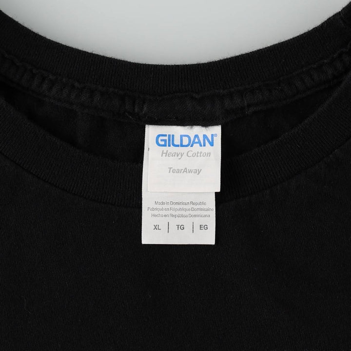 Gildan Def Leppard band t-shirt, men's size XL equivalent. cotton black type Vintage Second Hand