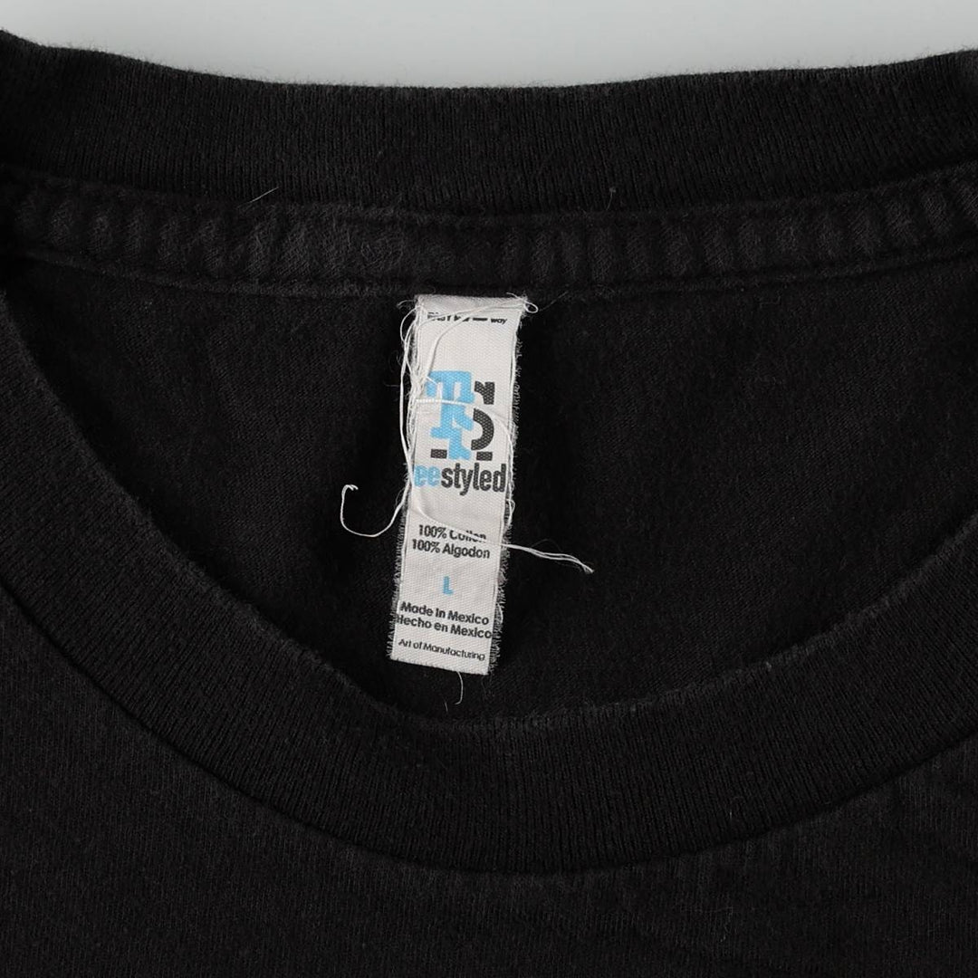 TEESTYLED NIRVANA Nirvana Band T-shirt, Men's Size L (approx.) cotton black type Vintage Second Hand