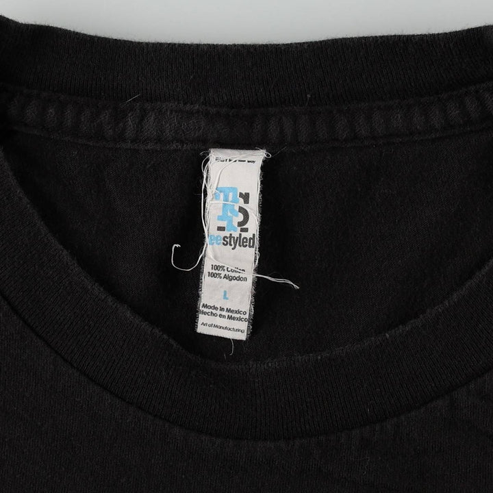 TEESTYLED NIRVANA Nirvana Band T-shirt, Men's Size L (approx.) cotton black type Vintage Second Hand