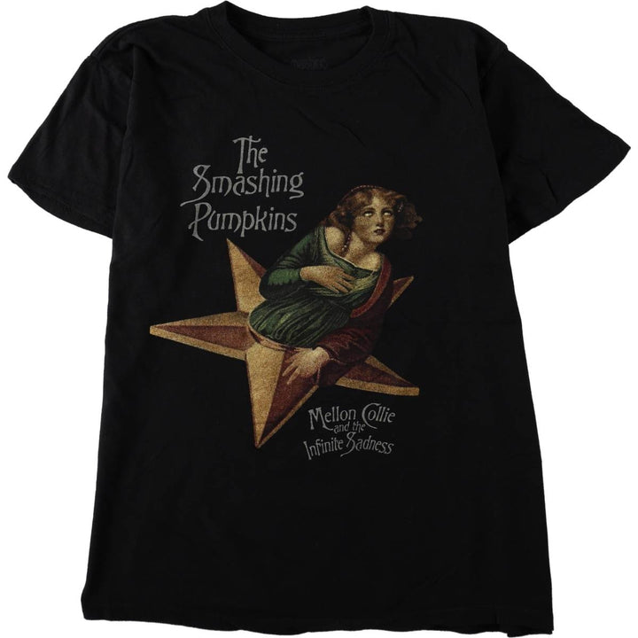 THE SMASHING PUMPKINS Smashing Pumpkins Band T-shirt Band T Men's L size cotton black type Vintage Second Hand