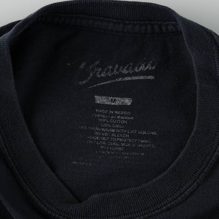 BRAVADO USHER Wrap T-Shirt (Men's Size M) cotton black type Vintage Second Hand