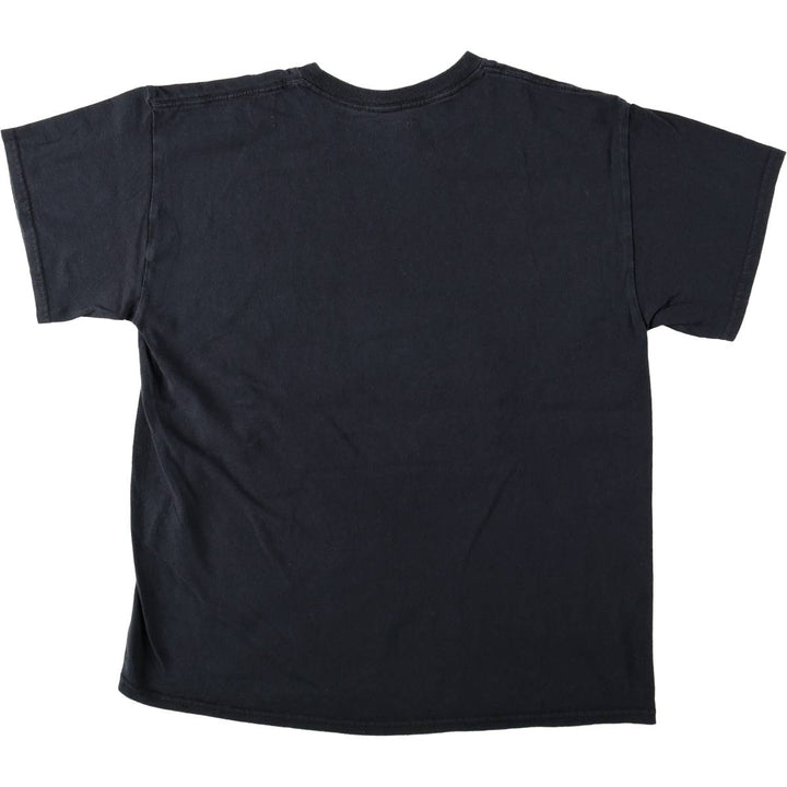 NIRVANA band t-shirt, made in USA, men's size L equivalent. cotton black type Vintage Second Hand