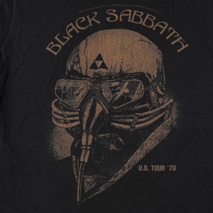 Gildan Black Sabbath band T-shirt, men's size M cotton black type Vintage Second Hand