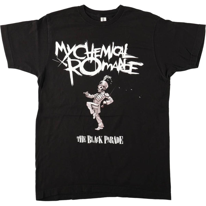 TULTEX MY CHEMICAL ROMANCE Band T-shirt (Men's size M equivalent) cotton black type Vintage Second Hand