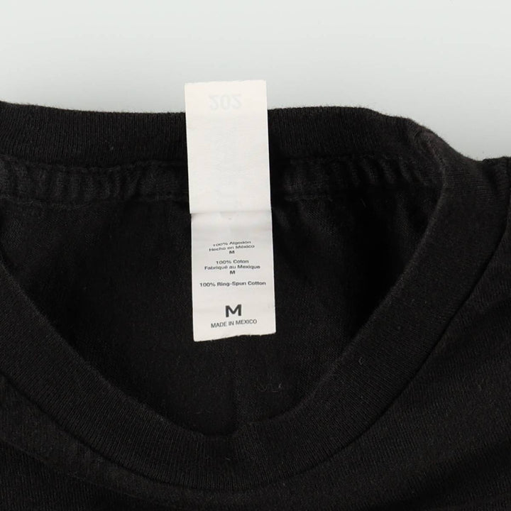 TULTEX MY CHEMICAL ROMANCE Band T-shirt (Men's size M equivalent) cotton black type Vintage Second Hand