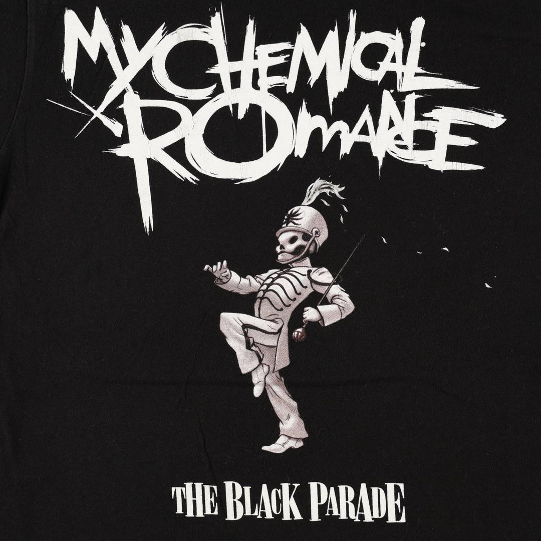 TULTEX MY CHEMICAL ROMANCE Band T-shirt (Men's size M equivalent) cotton black type Vintage Second Hand