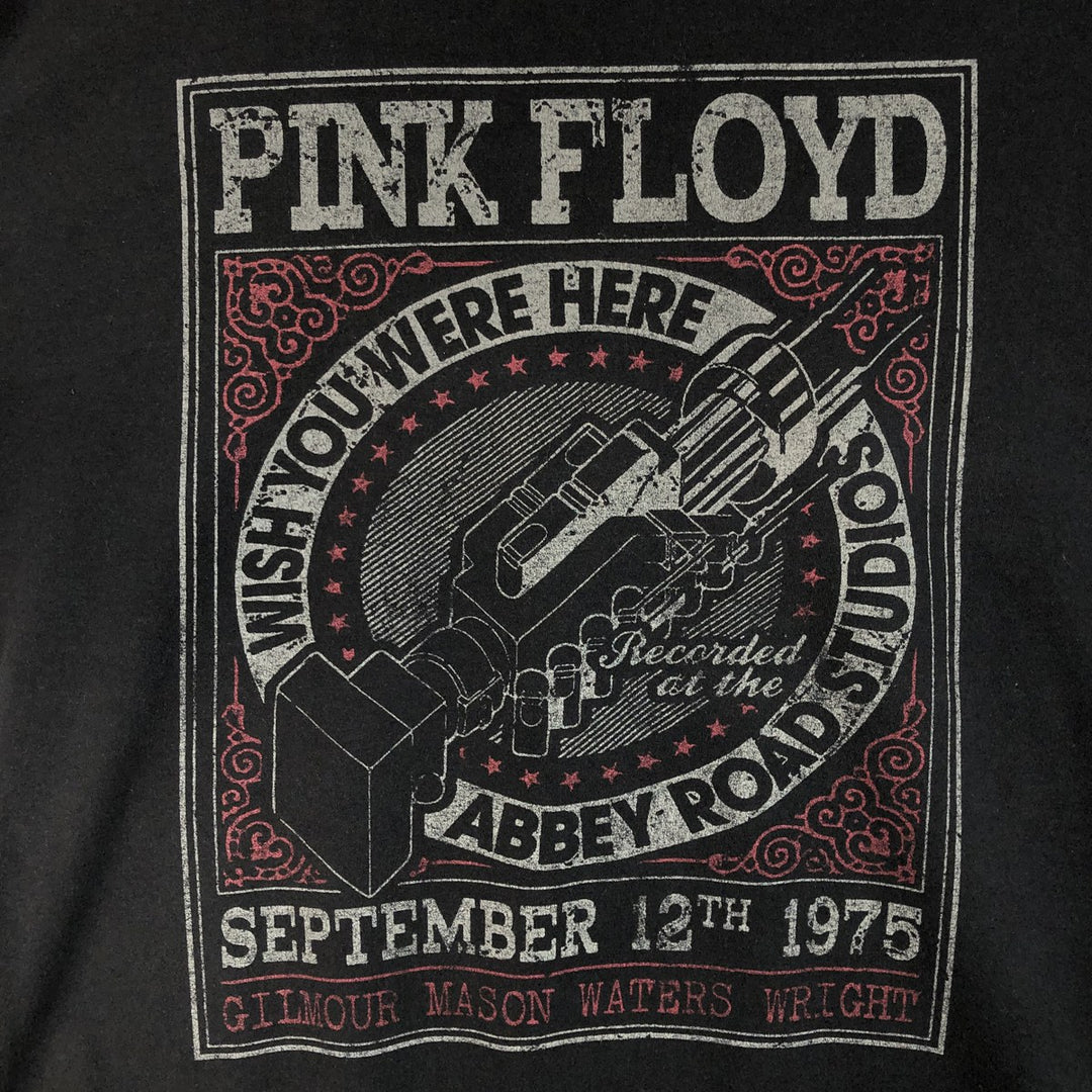 Gildan Pink Floyd Band T-Shirt, Men's Size L cotton black type Vintage Second Hand