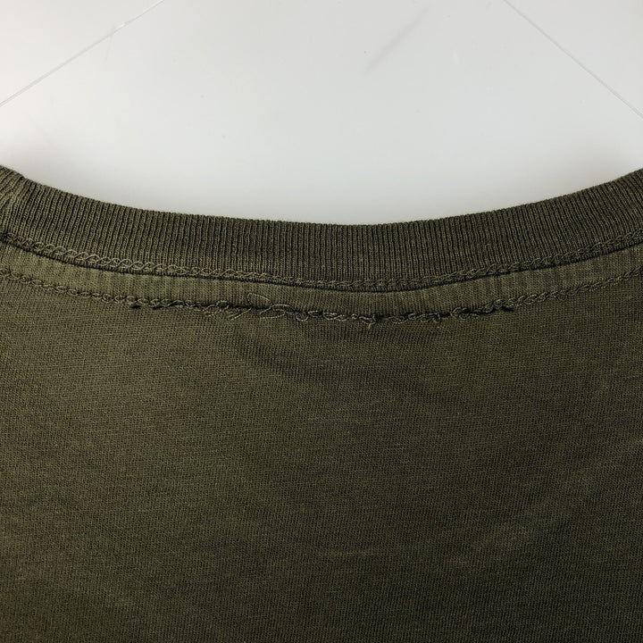 Gildan Green Day Band T-shirt, Men's Size L (approx.) cotton Khaki type sage green Vintage Second Hand
