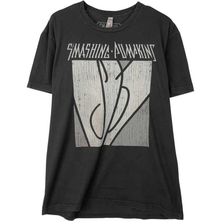 Next Level Apparel THE SMASHING PUMPKINS Band T-shirt (Men's size L equivalent) cotton black type Vintage Second Hand