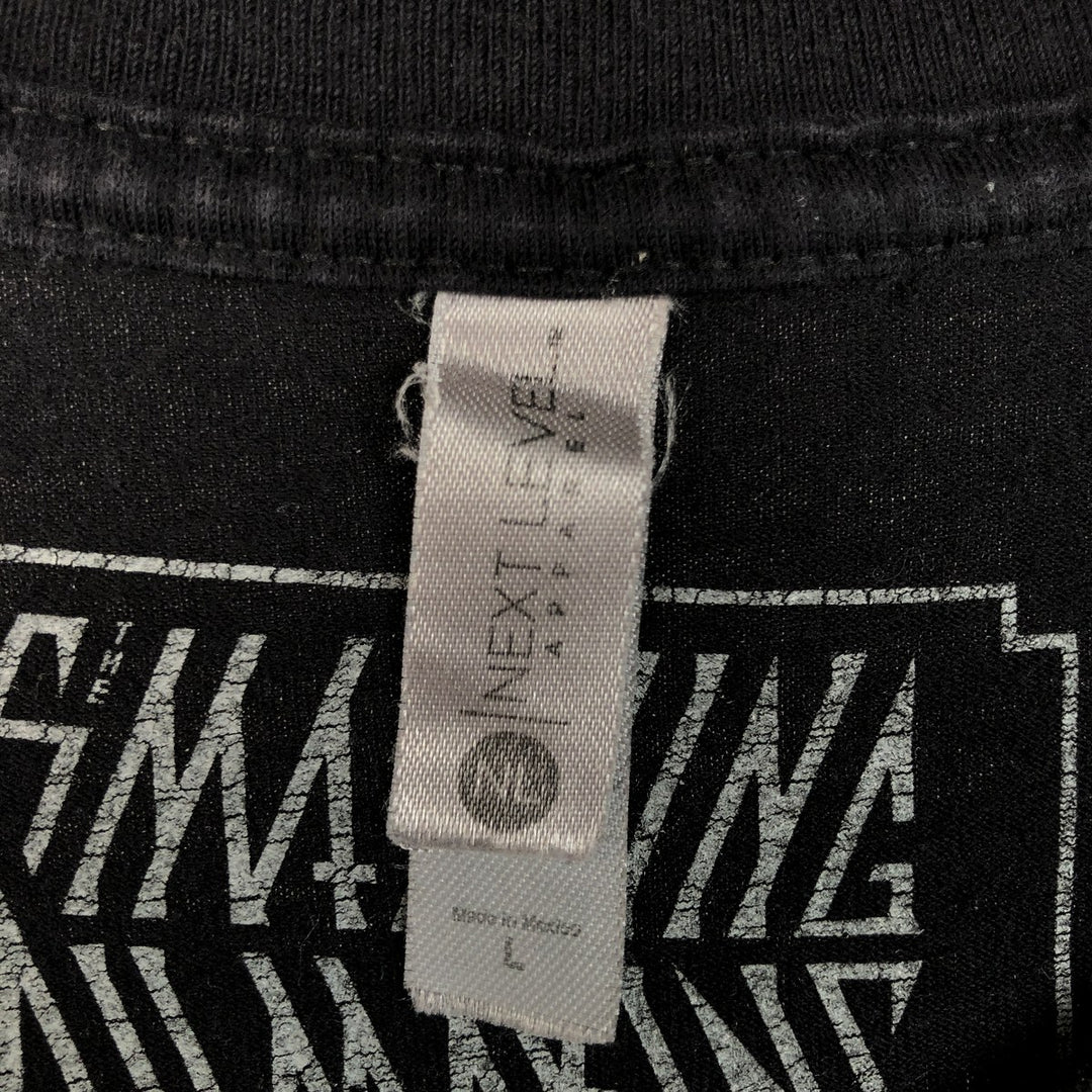 Next Level Apparel THE SMASHING PUMPKINS Band T-shirt (Men's size L equivalent) cotton black type Vintage Second Hand