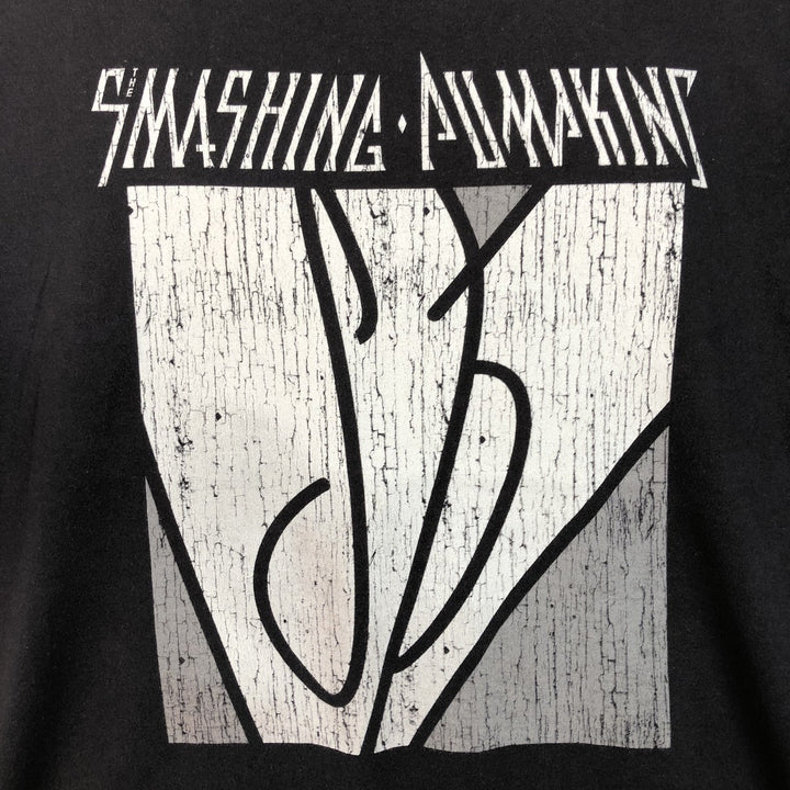 Next Level Apparel THE SMASHING PUMPKINS Band T-shirt (Men's size L equivalent) cotton black type Vintage Second Hand