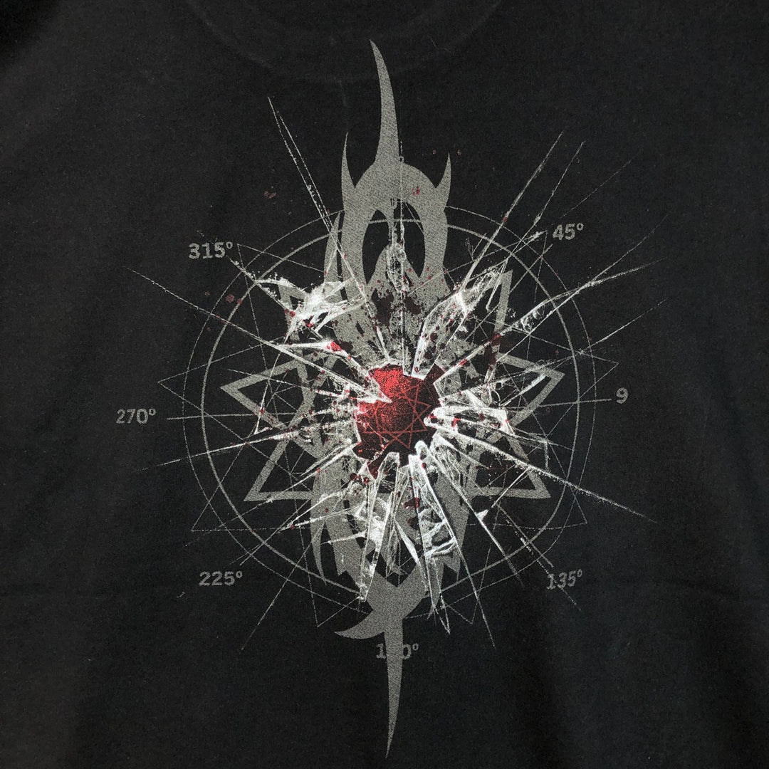SLIPKNOT Slipknot Band T-shirt Band T Men's XL size unclear black type Vintage Second Hand